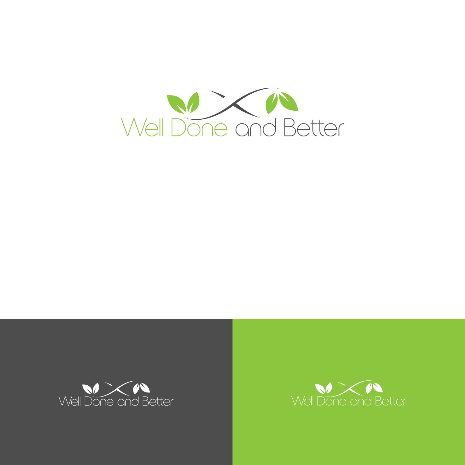 Logo Design by DesignDUO for Well Done and Better | Design #16560975