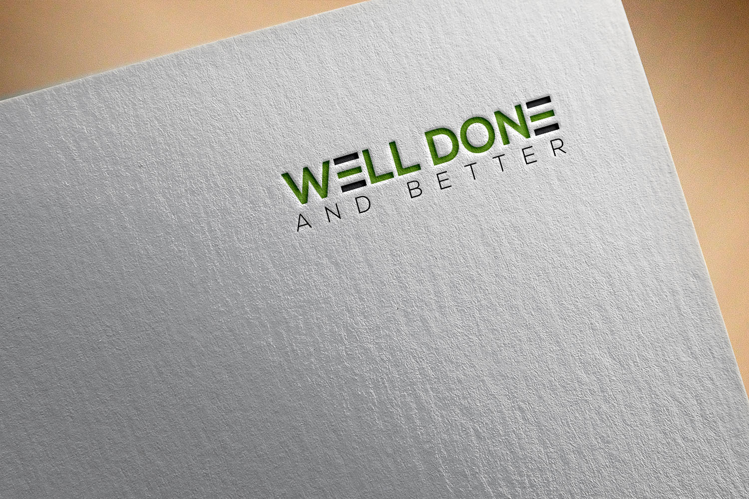 Design de Logo par roman reings pour Well Done and Better | Design #16447321