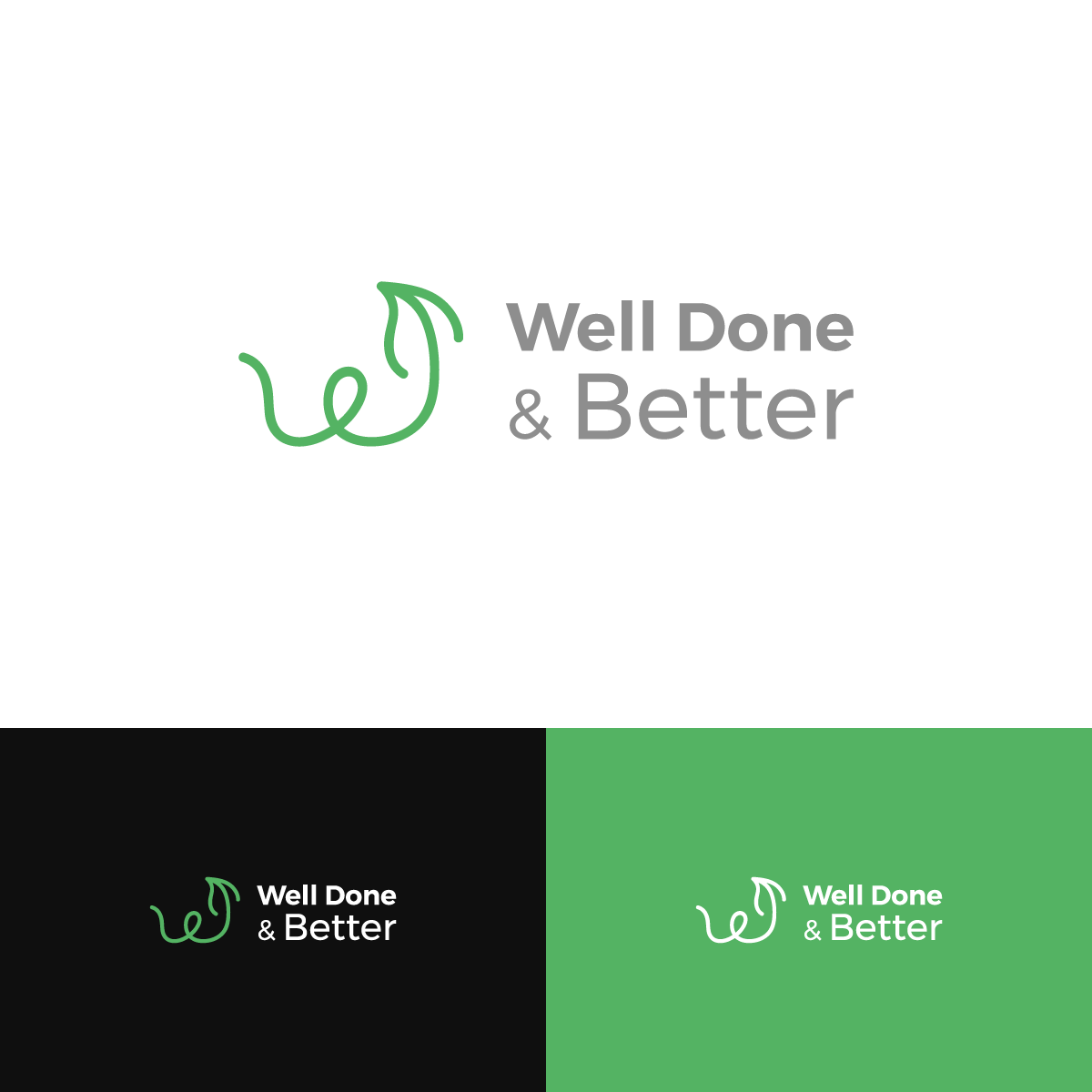 Logo Design by Dreemlan Design for Well Done and Better | Design #16439571