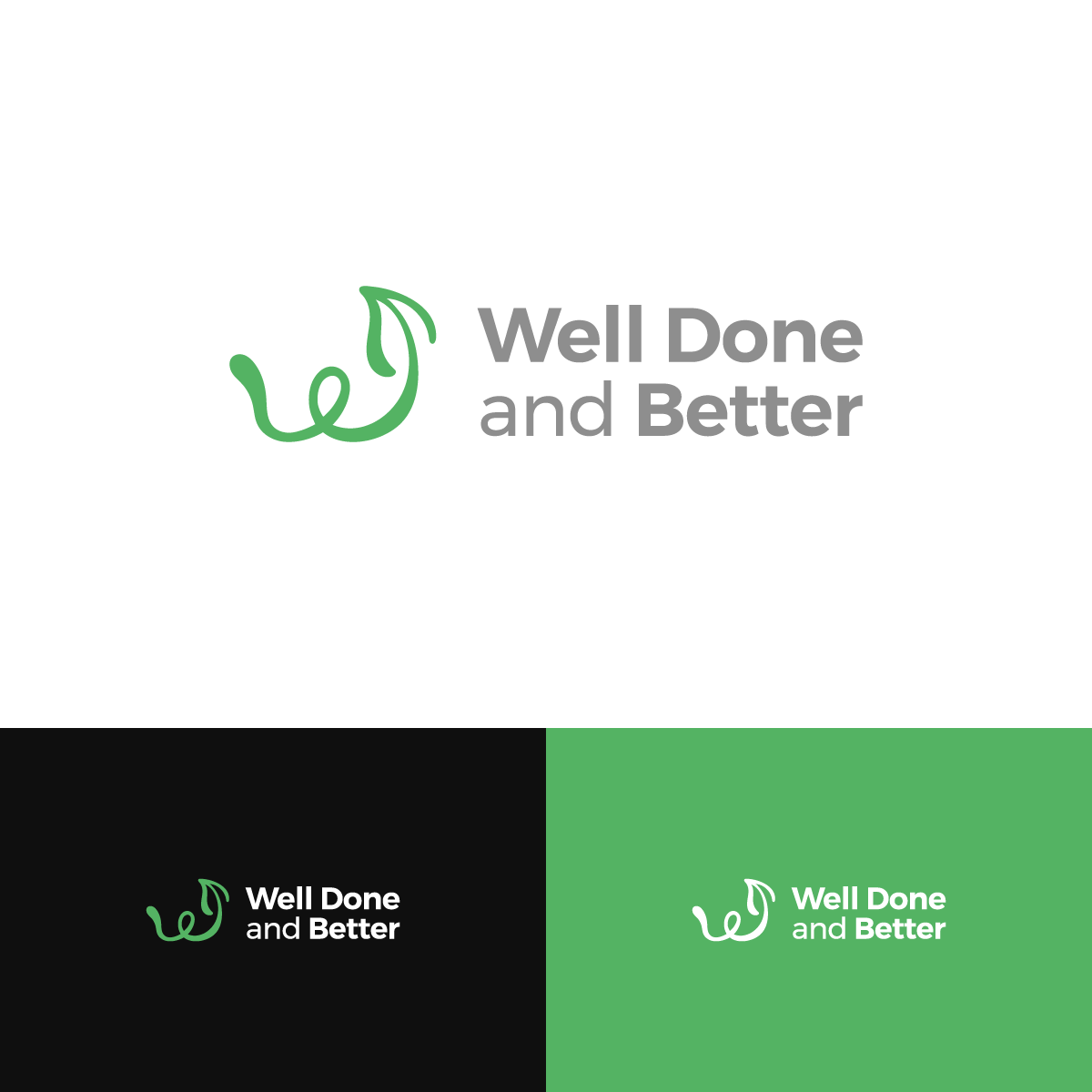 Logo Design by Dreemlan Design for Well Done and Better | Design #16439728