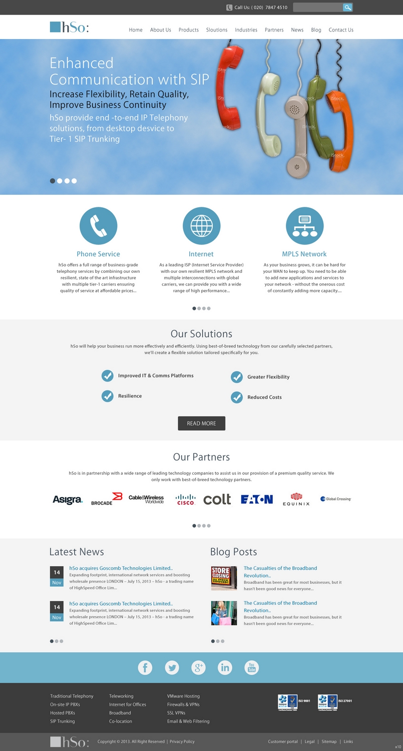 Diseño Web por pb para hSo | Diseño #2665681