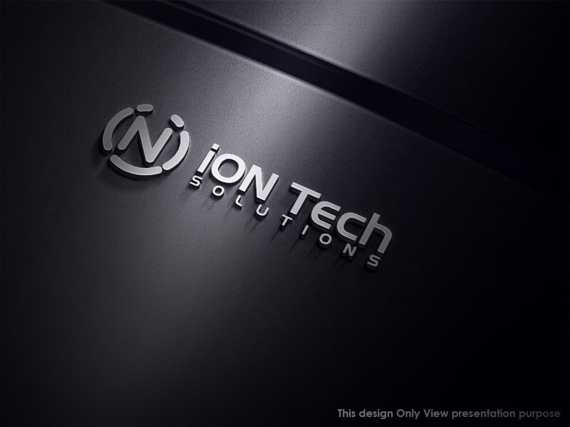 Logo Design by :: for ION Tech Solutions | Design #17088430