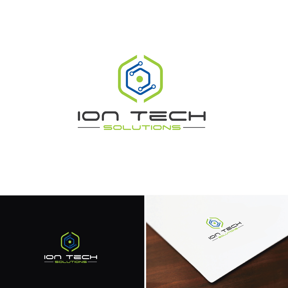 Logo Design by e-graphics for ION Tech Solutions | Design #16421997
