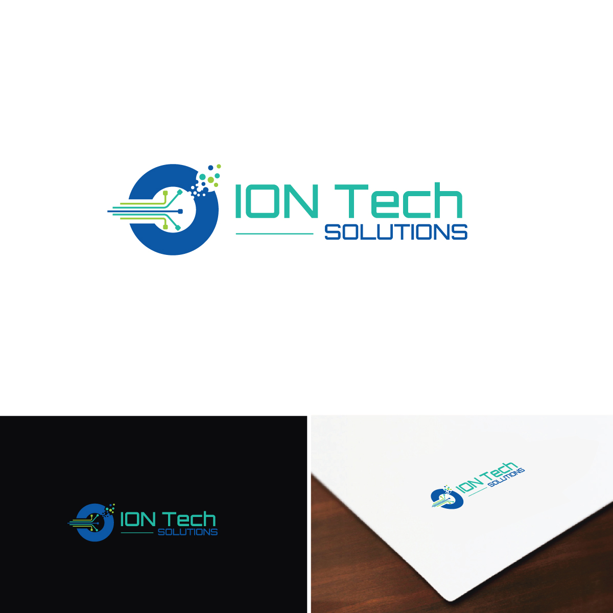 Logo Design by e-graphics for ION Tech Solutions | Design #16421998