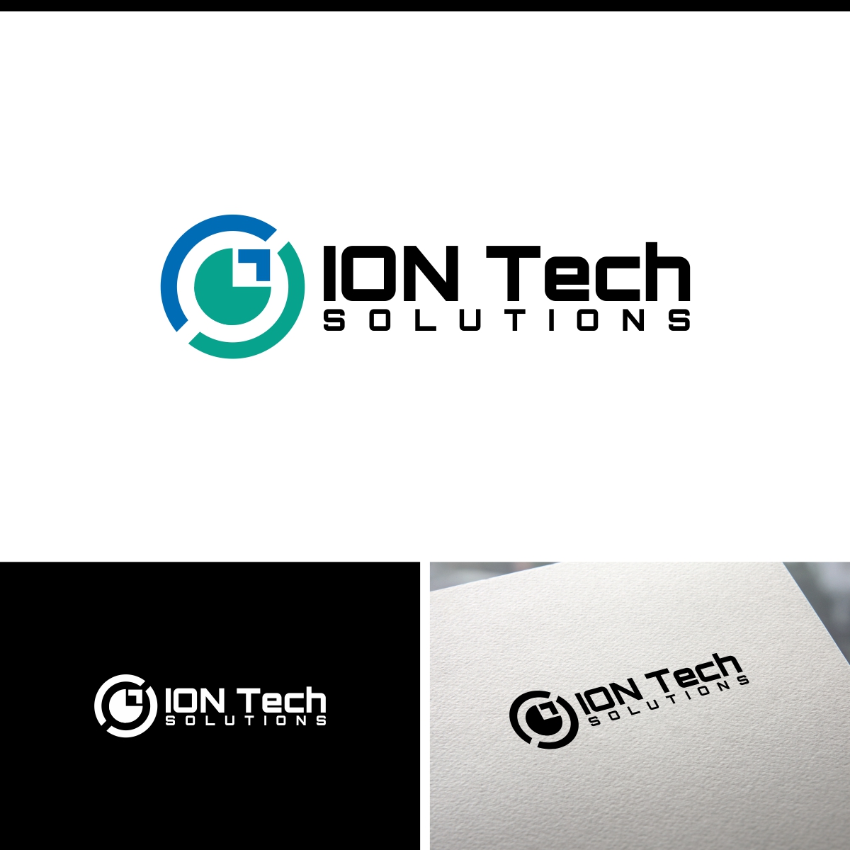 Logo Design by e-graphics for ION Tech Solutions | Design #16423347