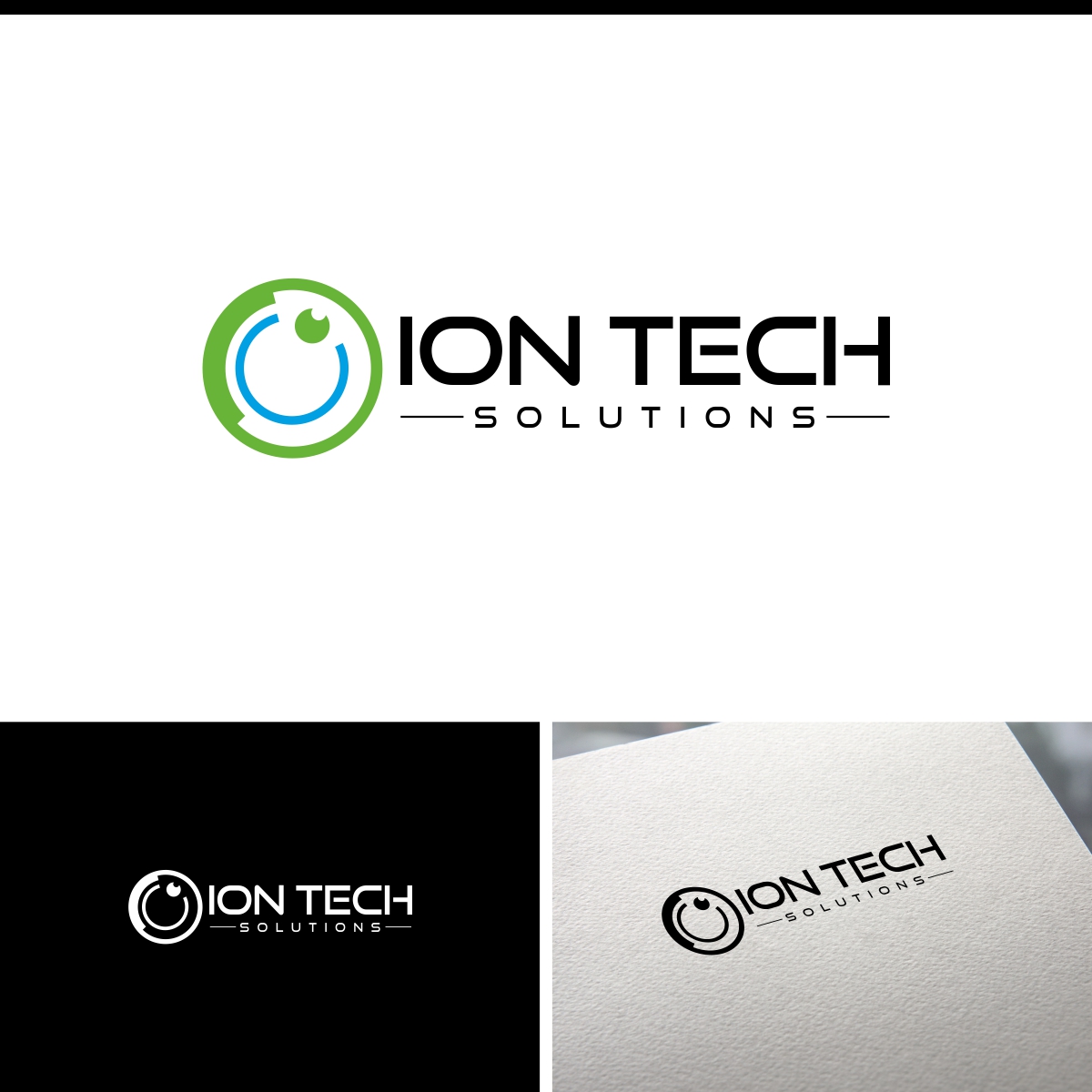 Diseño de Logo por e-graphics para ION Tech Solutions | Diseño #16423348