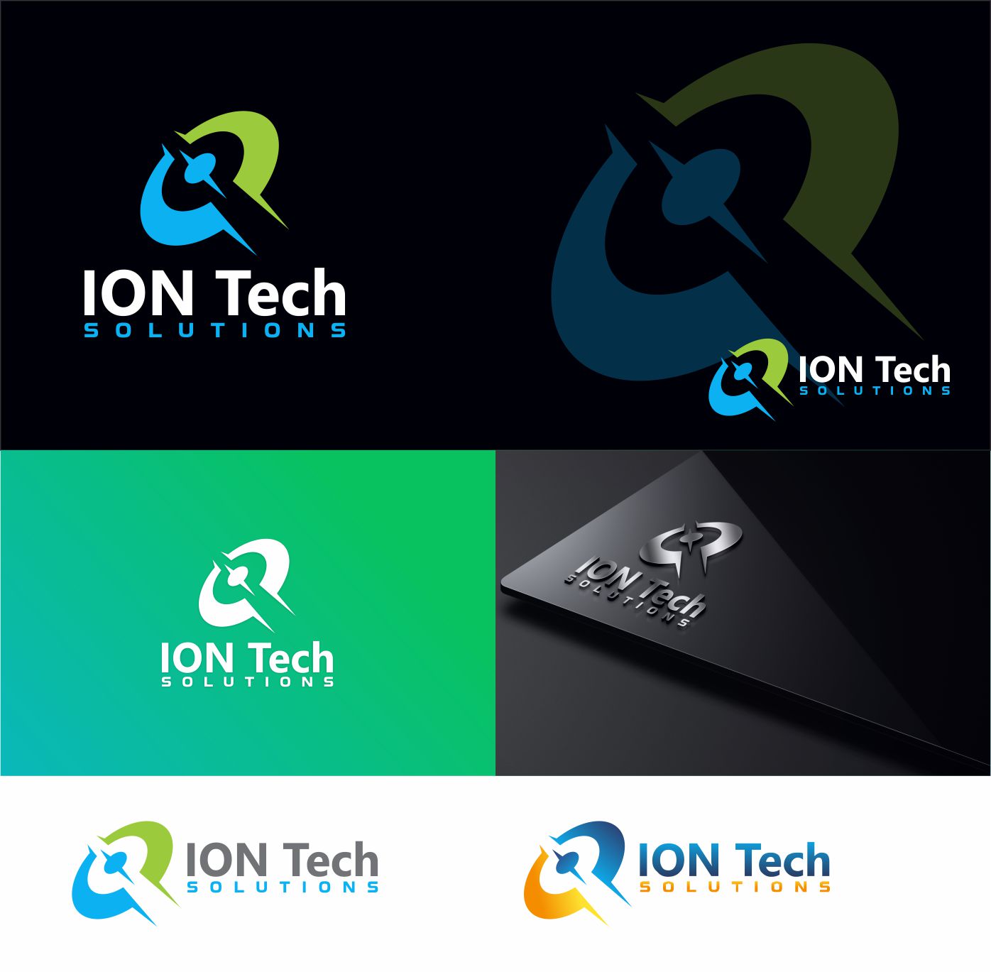 Logo Design by Mariono Fx for ION Tech Solutions | Design #16464025