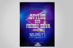 Bounce (nightclub flyer)  | Diseño de Flyer por Luniere Designs