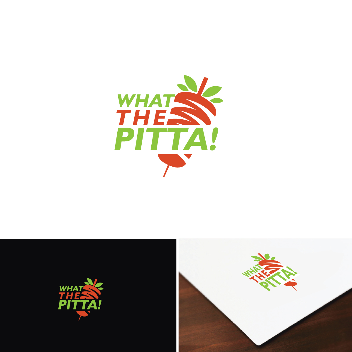 Diseño de Logo por e-graphics para What The Pitta | Diseño #16457341