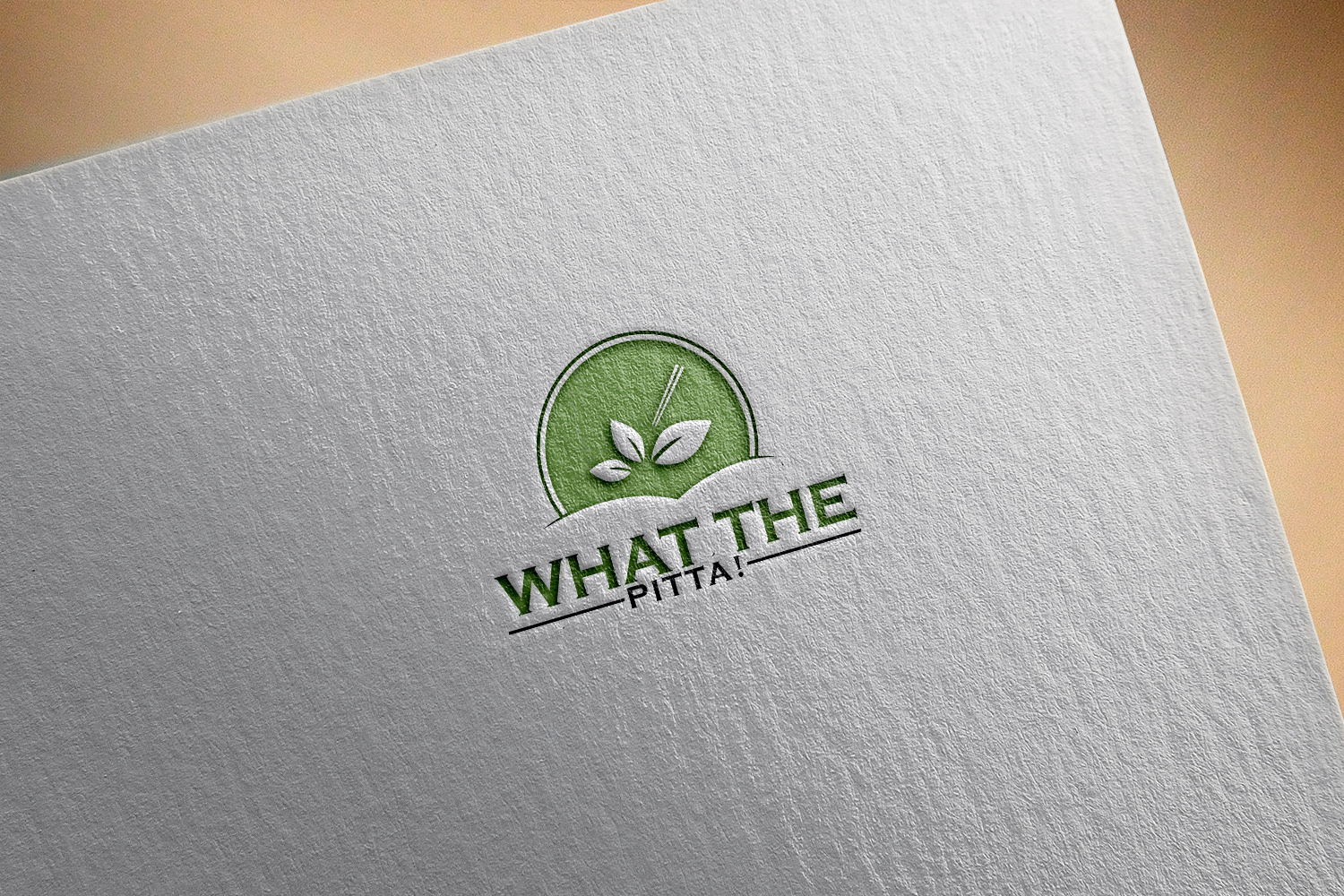 Logo Design by Sherpa design for What The Pitta | Design #16464055