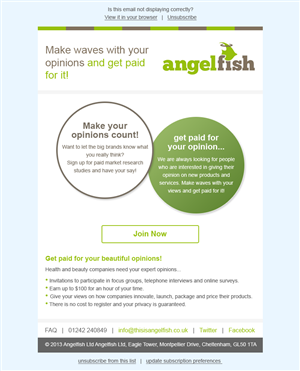 e-mail template | Newsletter Design by slapBackChewLater