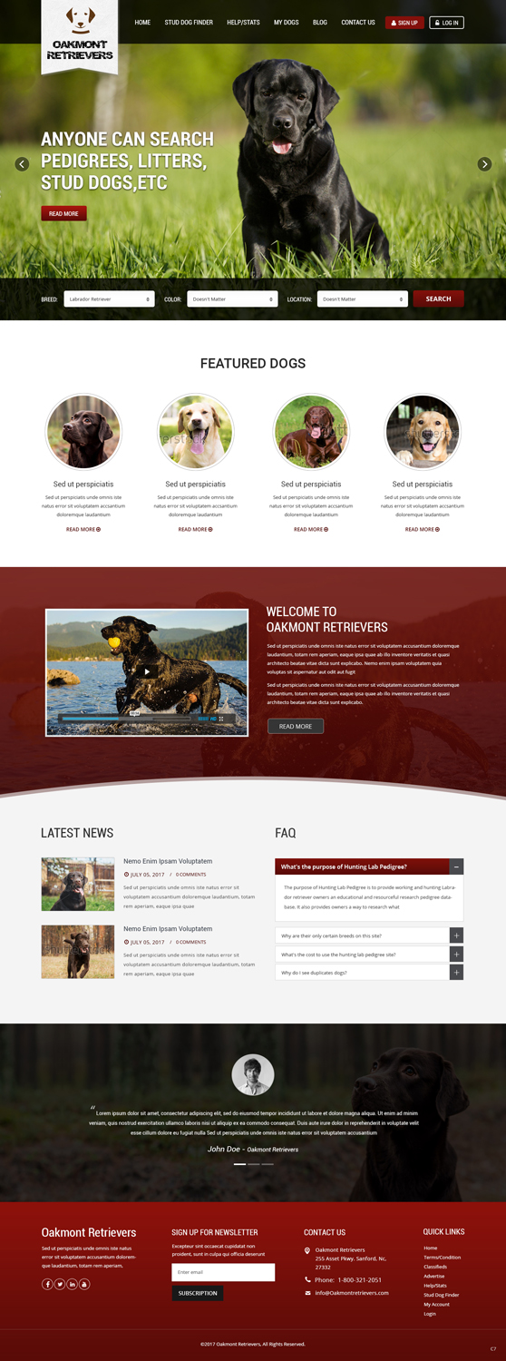 Web Design by pb for this project | Design #16449964