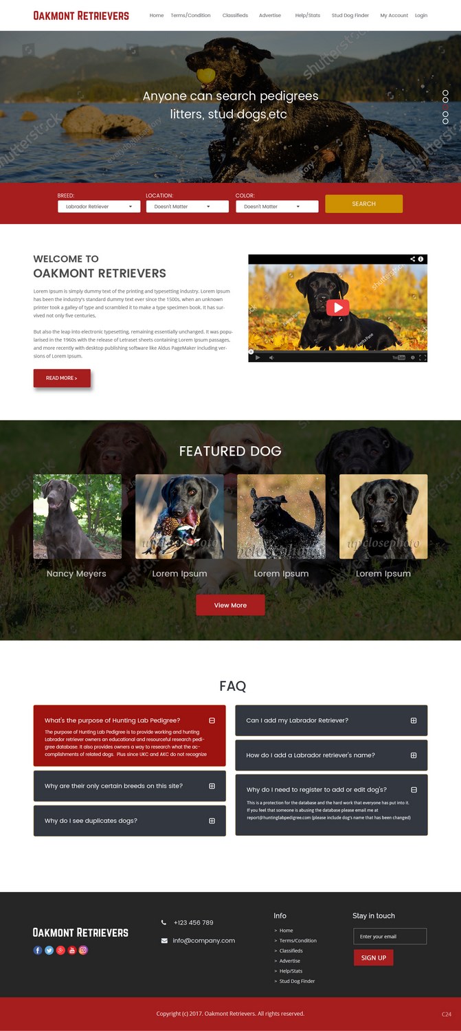 Web Design by pb for this project | Design #16449965