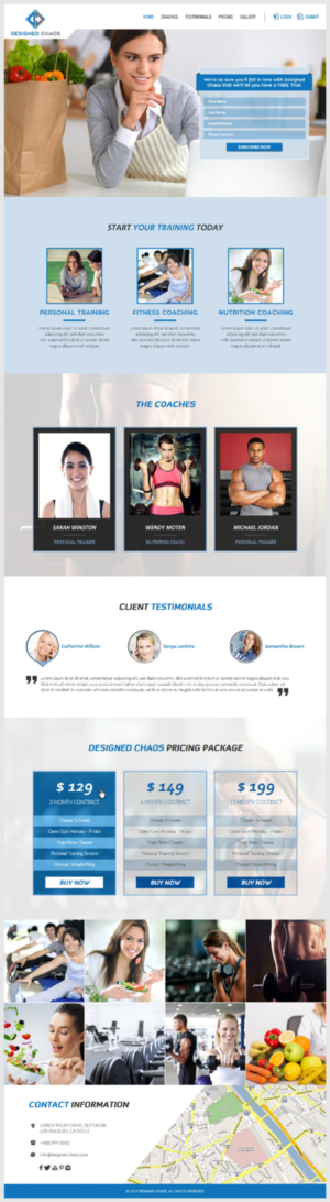 Designed Chaos Website | Diseño Web por -Marc-