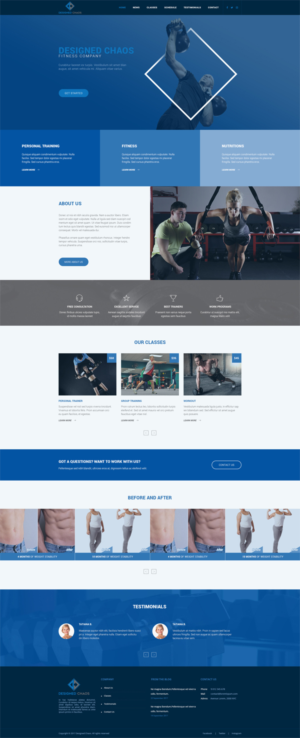 Web Design by Tazmani for this project | Design #16541872