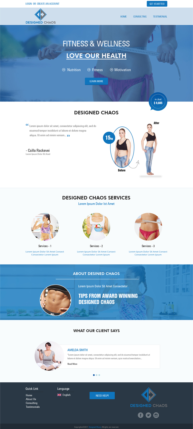 Web Design by PiXthemes for this project | Design #16550909