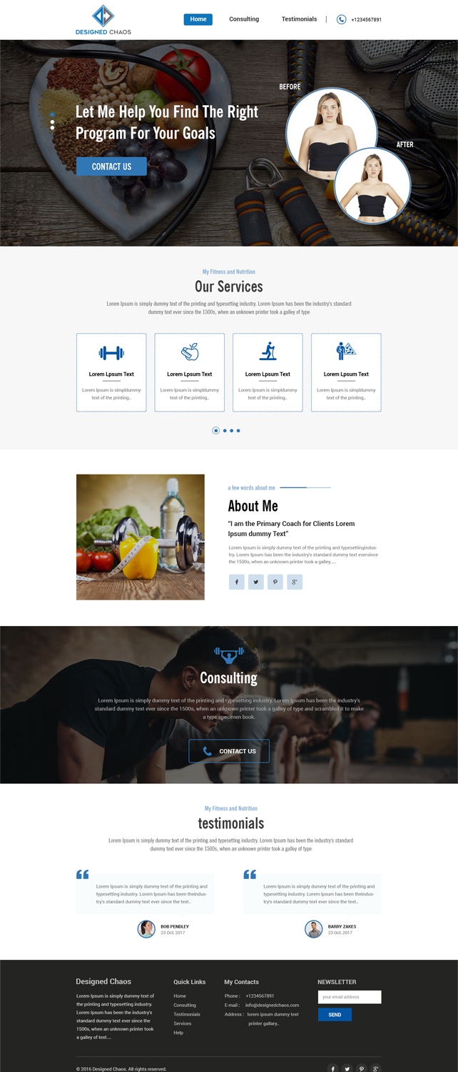 Web Design by PiXthemes for this project | Design #16550946