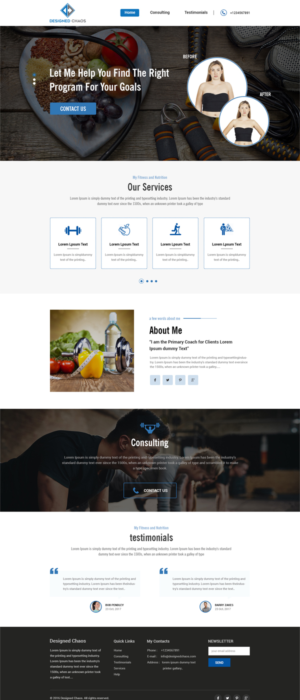 Web Design by PiXthemes for this project | Design: #16550946