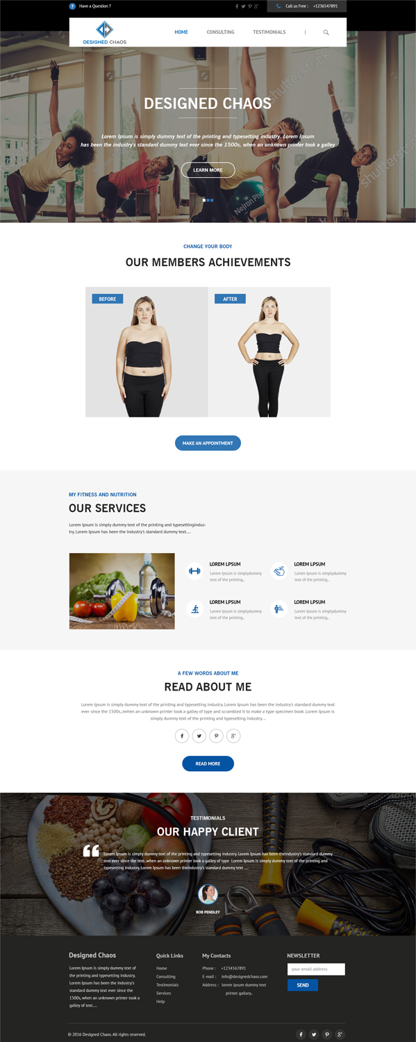 Web Design by PiXthemes for this project | Design #16551079