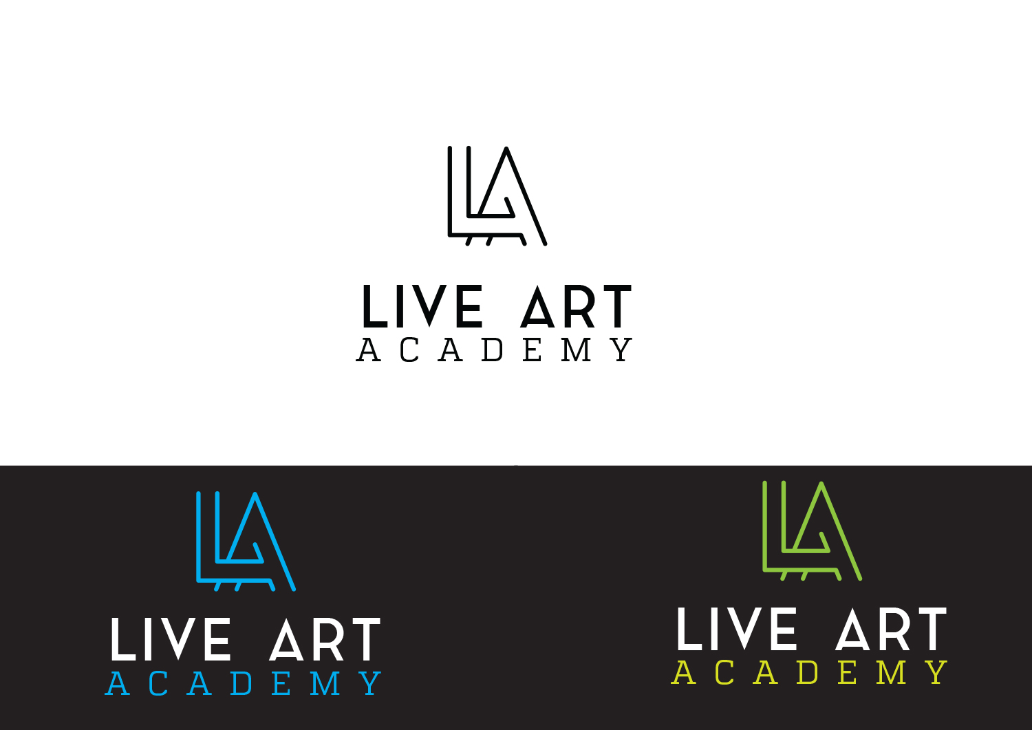 Logo Design by fisekovic goran for Live Art Academy | Design #16478229