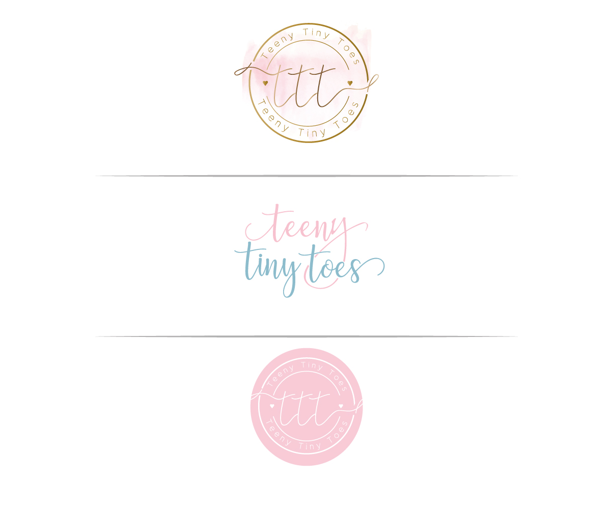 Logo Design by Mesa Graphics for Teeny Tiny Toes | Design #16511383
