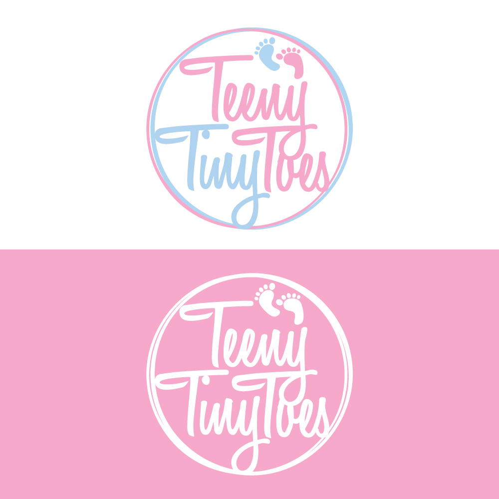 Logo Design by Sujit Banerjee for Teeny Tiny Toes | Design #16447178