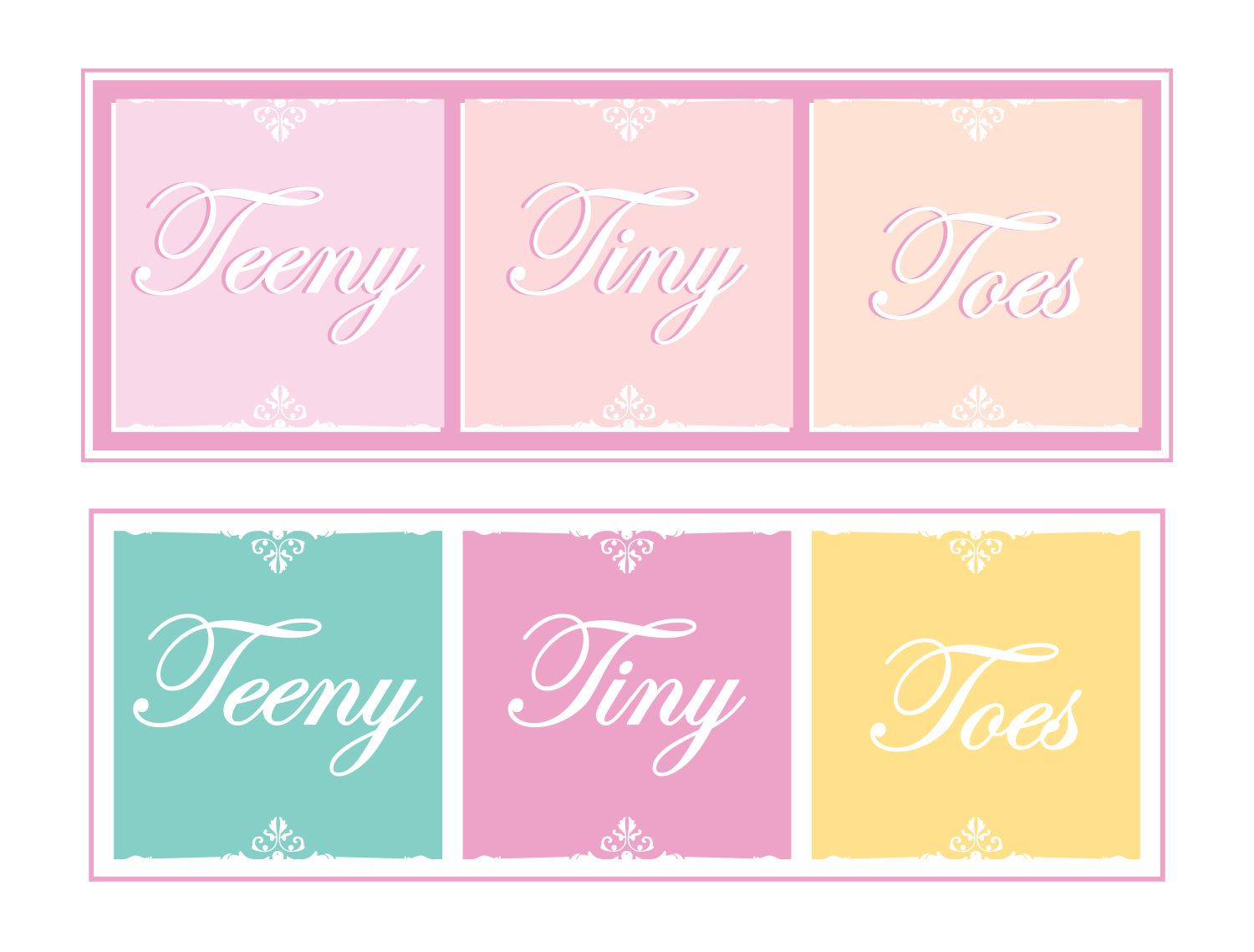 Logo Design by Mr.O for Teeny Tiny Toes | Design #16550857