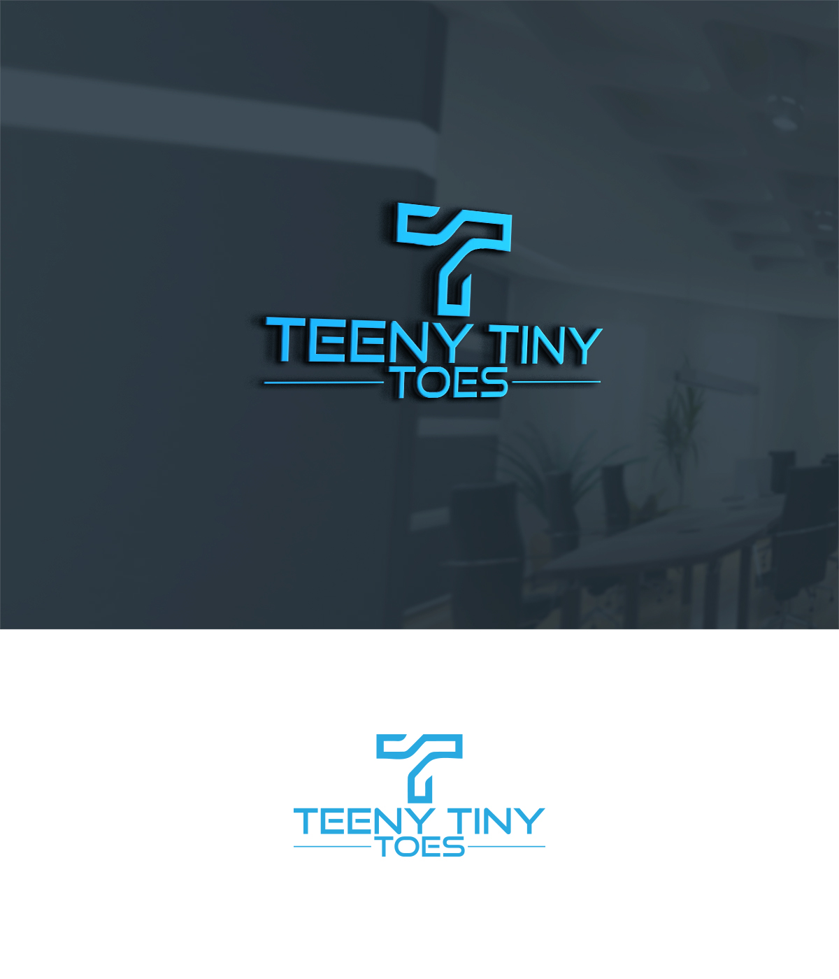 Design de Logo par supercreative pour Teeny Tiny Toes | Design #16456865