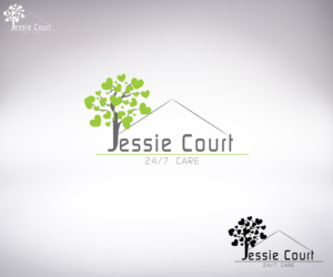 Jessie Court Care Home (or no text at all) | Logo Design by Light Hand Design