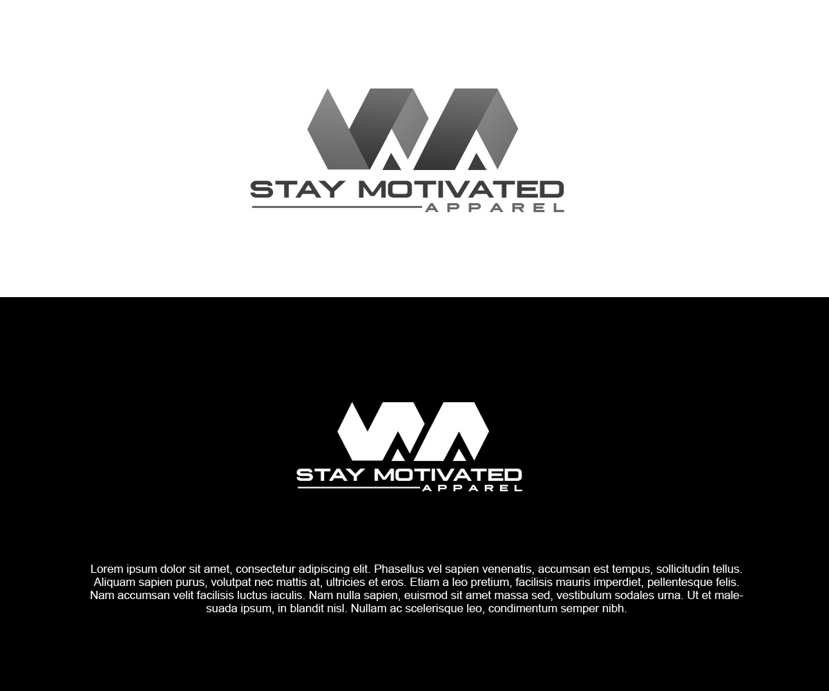 Diseño de Logo por pixelgrapix para Stay Motivated Apparel | Diseño #16647354