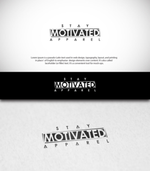Logo-Design von Kingdom Vision für Stay Motivated Apparel | Design: #16457317