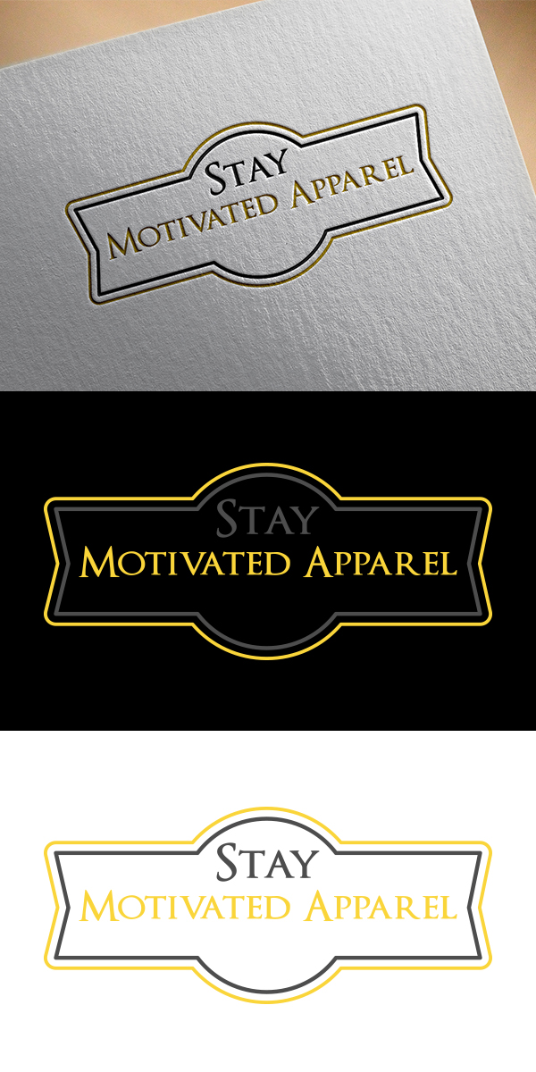 Logo Design by king solangi for Stay Motivated Apparel | Design #16433371