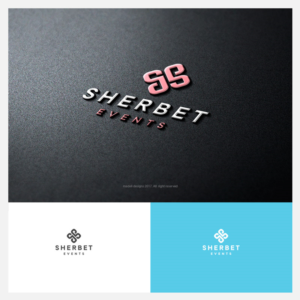 Sherbet Events | Logo Design by Alex Martin