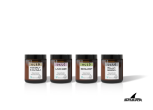 Creative label for amber glass candle jar. | Design Étiquette par Shark1