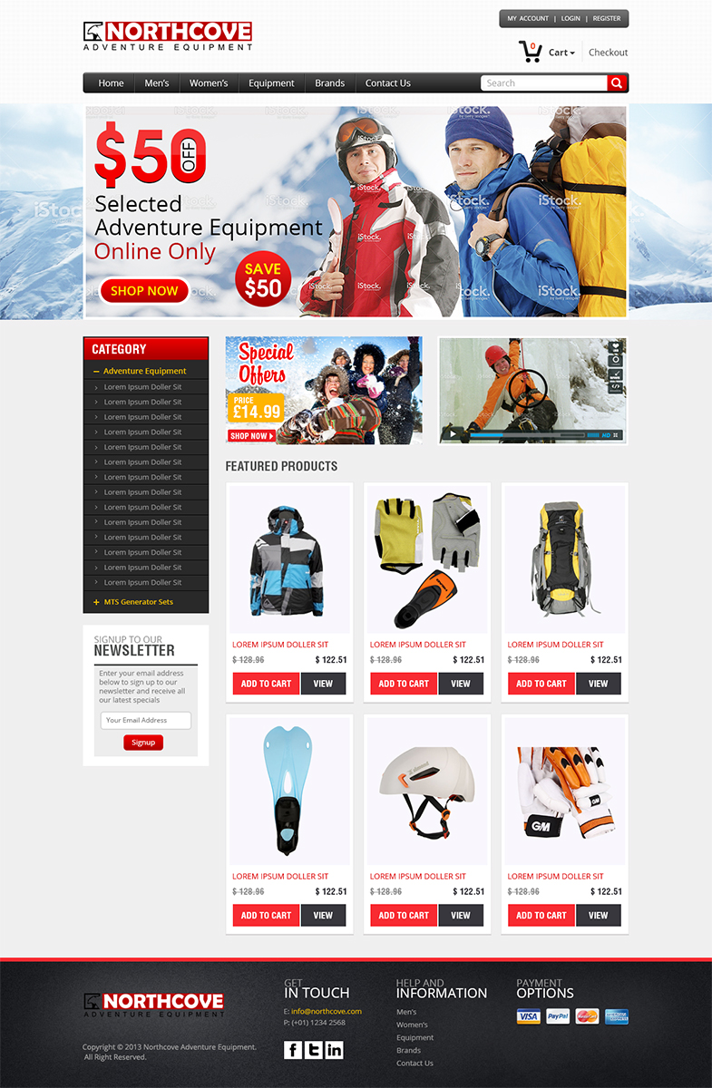 Professional, Masculine, Business Web Design for a Company by Mayank ...