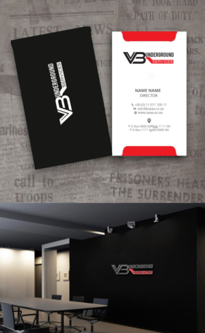 VB Underground Services | Diseño de Logo por zebronicgraphic