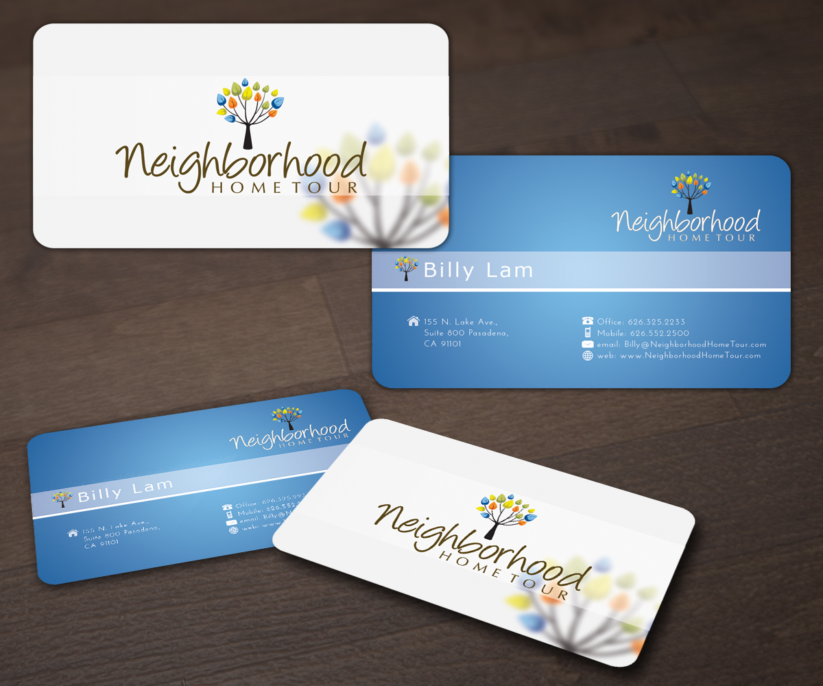 Business Card Design by FutureDesigne for Neighborhood Home Tour | Design #2654381