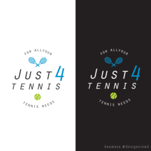 Logo Design by beumana for Just 4 Tennis | Design: #16483993