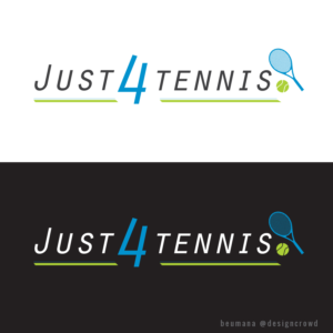 Logo Design by beumana for Just 4 Tennis | Design: #16549795