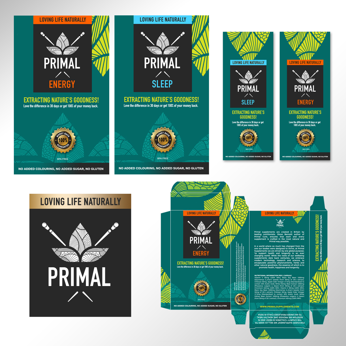 Packaging Design by ELOISE LIND for Primal Cure | Design #16533681