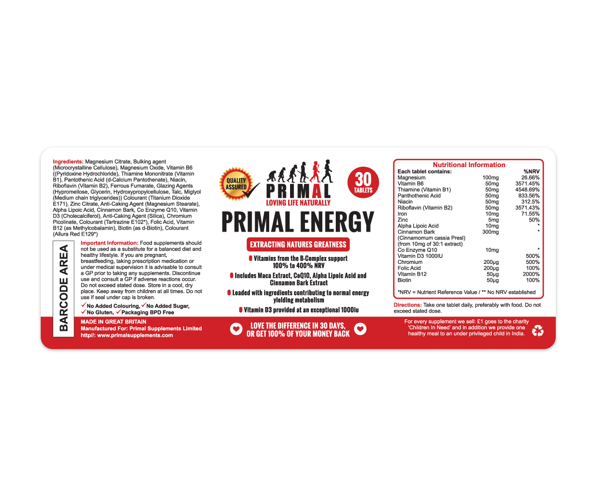 Packaging Design by digi-b for Primal Cure | Design #16511751