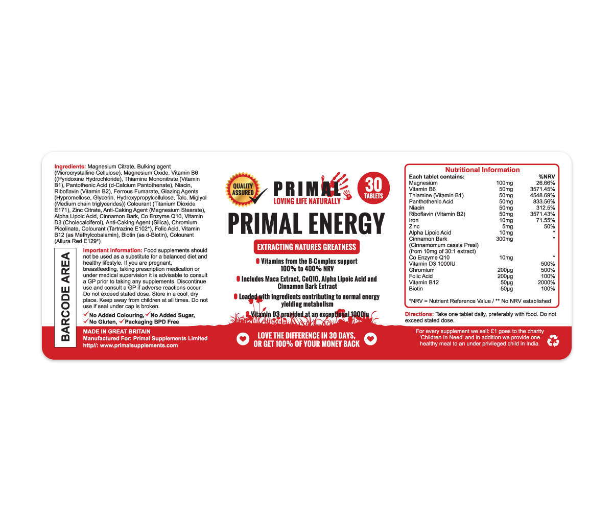 Packaging Design by digi-b for Primal Cure | Design #16522794