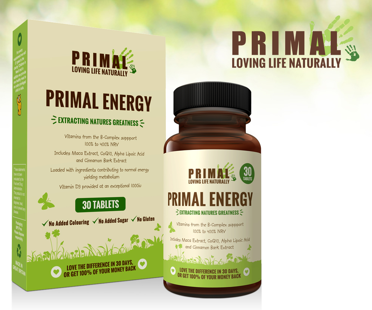 Packaging Design by digi-b for Primal Cure | Design #16536509