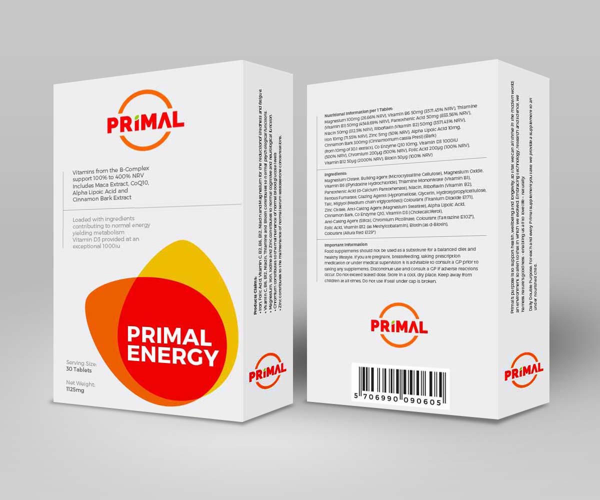 Packaging Design by GliderGraphx for Primal Cure | Design #16560635