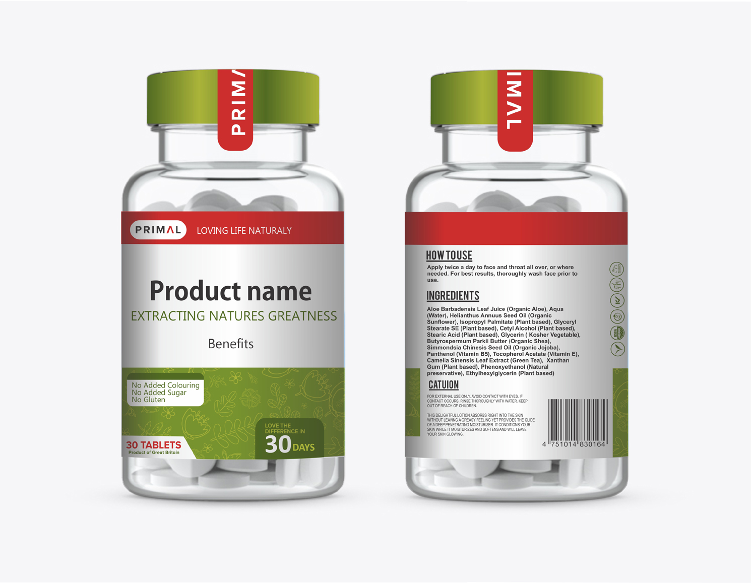 Packaging Design by fumbh.designs for Primal Cure | Design #16477799
