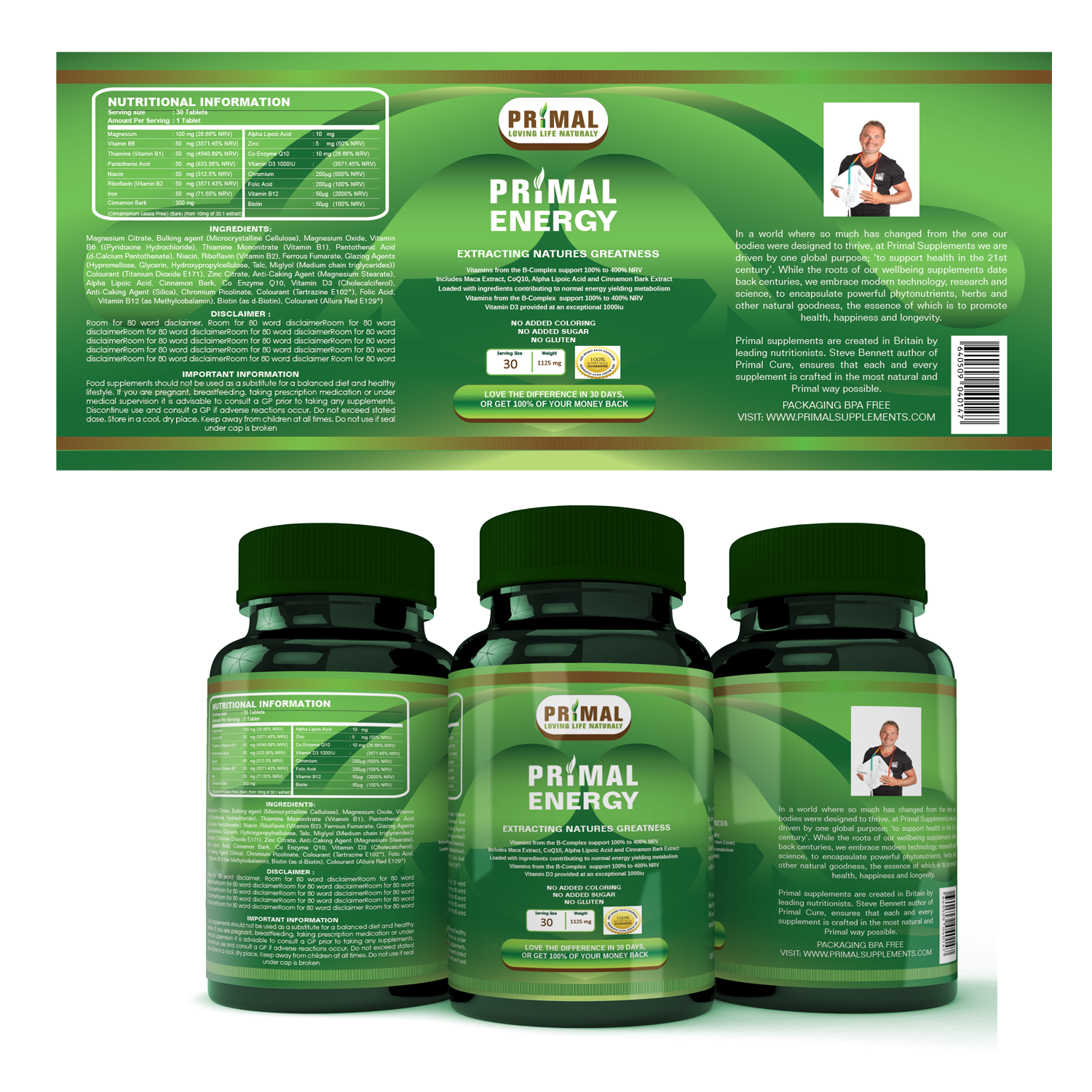 Packaging Design by Yayu Cianti for Primal Cure | Design #16523217