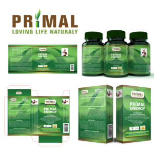 Packaging Design by Yayu Cianti for Primal Cure | Design: #16524810