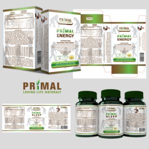 Packaging Design by Yayu Cianti for Primal Cure | Design: #16531173