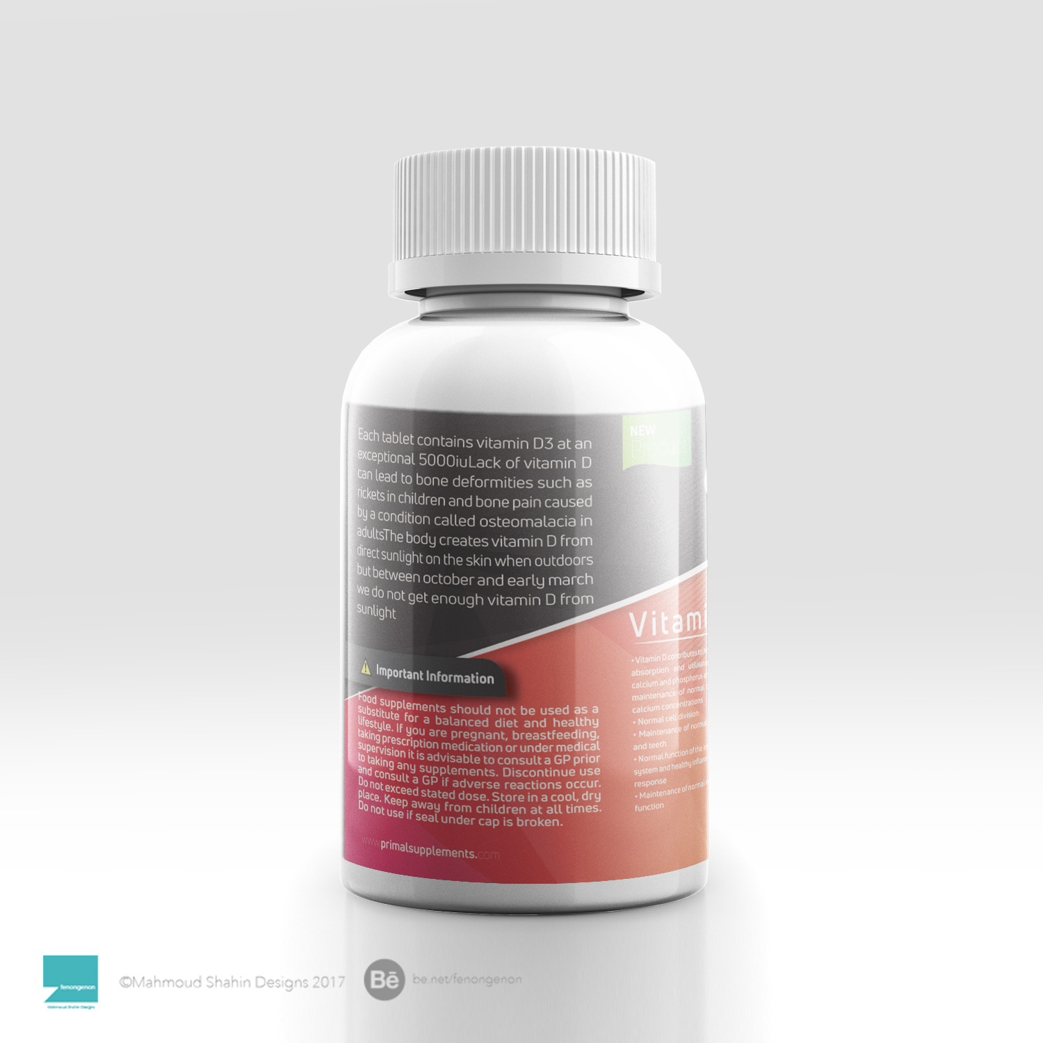 Diseño de Empaque por Mahmoud Shahin para Primal Cure | Diseño #16457467