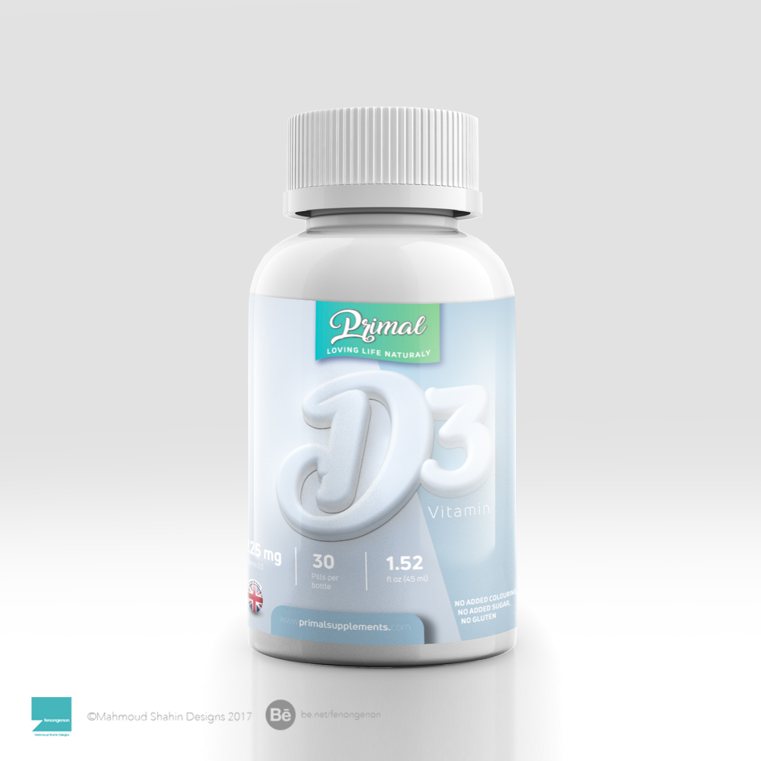 Diseño de Empaque por Mahmoud Shahin para Primal Cure | Diseño #16457646